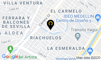 Mapa de Creaciones Larro's en Itaguí