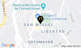 Mapa de Creaciones Mi Bebita en Bucaramanga