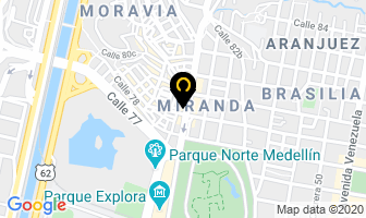 Mapa de Creaciones Polen en Medellín