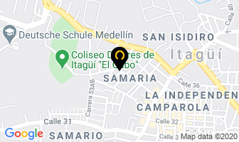 Mapa de Creaciones Ray Lex en Medellín