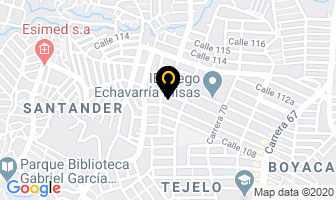 Mapa de Creaciones Sandory E.u. en Medellín