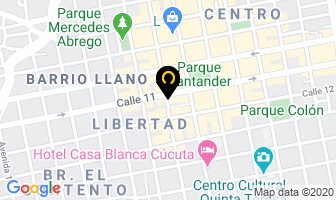 Mapa de Creaciones Solecito en Cúcuta