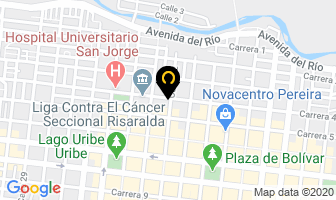 Mapa de Creaciones Unimoda en Pereira