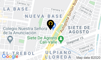Mapa de Creaciones Yolilo en Cali