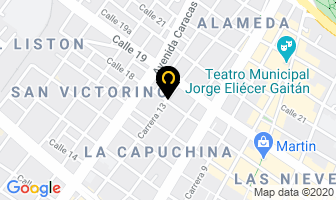 Mapa de Crear Dotaciones en Bogotá D.C