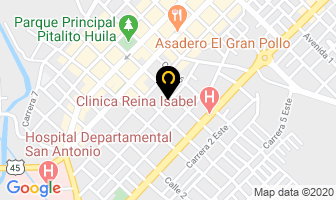 Mapa de Creardent en Pitalito
