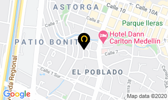 Mapa de Crearme Ltda. en Medellín