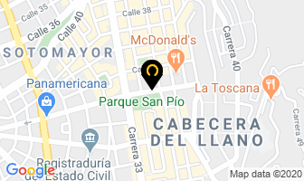 Mapa de Creciendo Ltda. en Bucaramanga
