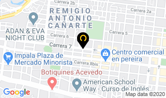 Mapa de Credialuminios Ltda. en Pereira