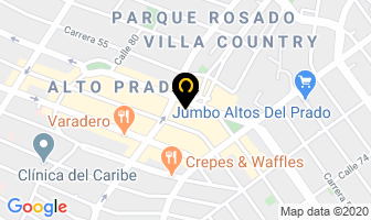 Mapa de Credibanco Visa en Barranquilla