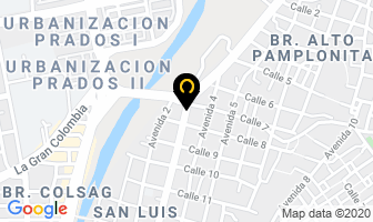 Mapa de Credicar Aluminios Y Acrílicos en Cúcuta