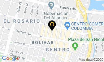 Mapa de Credimer Ltda. en Barranquilla