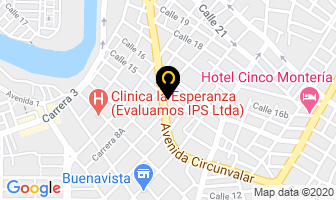 Mapa de Credimoto Ltda. en Montería