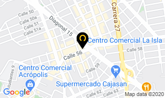 Mapa de Credimusica en Bucaramanga