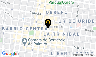 Mapa de Credióptica en Palmira
