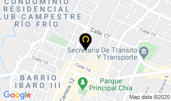 Mapa de Crediropa en Chía