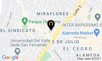 Mapa de Crédito Y Vida Ltda. en Cali