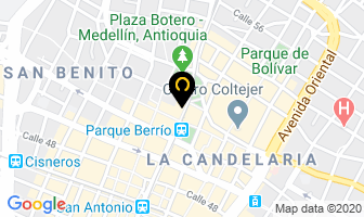 Mapa de Créditos Bonissimo en Medellín