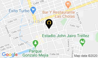 Mapa de Créditos Jaramillo en Turbo