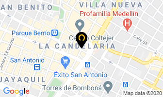 Mapa de Crehabitar Constructora E Inmobiliaria en Medellín