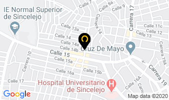Mapa de Crema La Milagrosa en Sincelejo