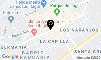 Mapa de Crema Y Canela en Itaguí