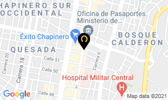 Mapa de Crepes Gerannio Koffee en Bogotá D.C