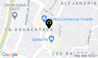 Mapa de Crepés Suizos en Medellín