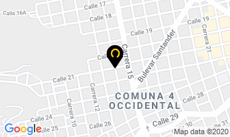 Mapa de Cresing en Bucaramanga