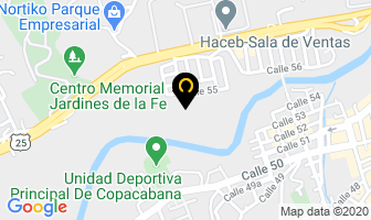 Mapa de Criadero Capricho Kennel en Medellín
