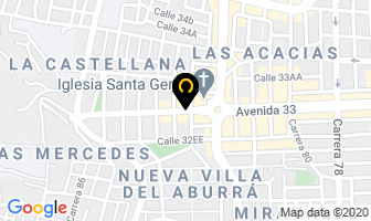 Mapa de Crisalida Zona De Uñas en Medellín