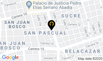 Mapa de Cristal Cali Relojería en Cali
