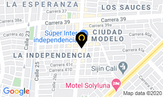Mapa de Cristal Casino en Cali