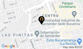 Mapa de Cristal Center en Bucaramanga