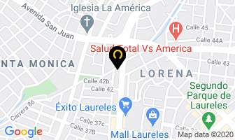 Mapa de Cristal Rayca en Medellín