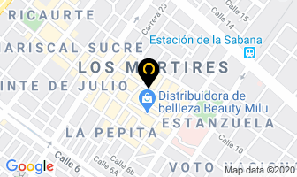 Mapa de Cristaleria Daniela en Bogotá D.C