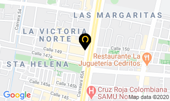 Mapa de Cristales Arvitec en Bogotá D.C