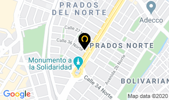 Mapa de Cristalpisos Ltda. en Cali