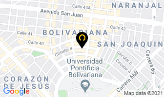 Mapa de Cristaluz E.u. en Medellín