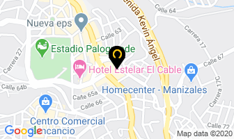 Mapa de Croissant en Manizales