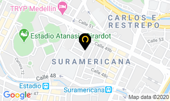 Mapa de Crokante Jeans en Medellín
