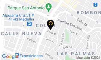 Mapa de Cromadora Valú en Medellín