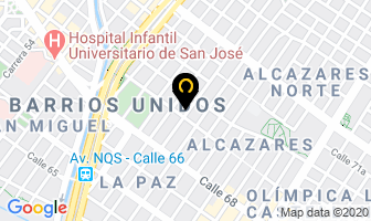Mapa de Cromatodo en Bogotá D.C
