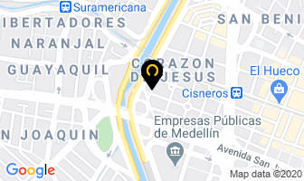 Mapa de Cromocentro Para Automotores Ltda. en Medellín