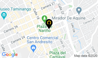 Mapa de Crono Entregas Nariño en Pasto