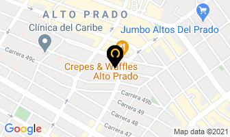 Mapa de Crown Wood Cabinets en Barranquilla