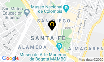 Mapa de Crowne Plaza Tequendama. en Bogotá D.C