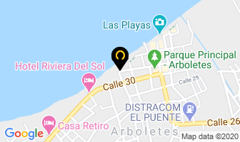Mapa de Crucero hotel en Arboletes