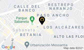 Mapa de Crunchy Papas en Medellín