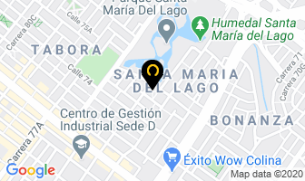 Mapa de Cruz Magica en Bogotá D.C